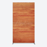 Aperturee - Aperturee Simple Brown Wooden Happy Birthday Rectangle Backdrop